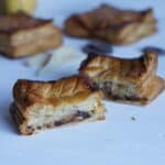 Coupe des mini galettes poire chocolat