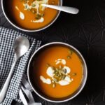Soupe de potimarron avec la peau